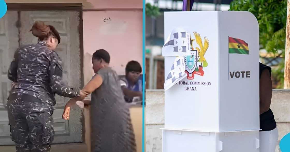 Physically challenged woman, Election 2024, elect new president, civic duty, polling station