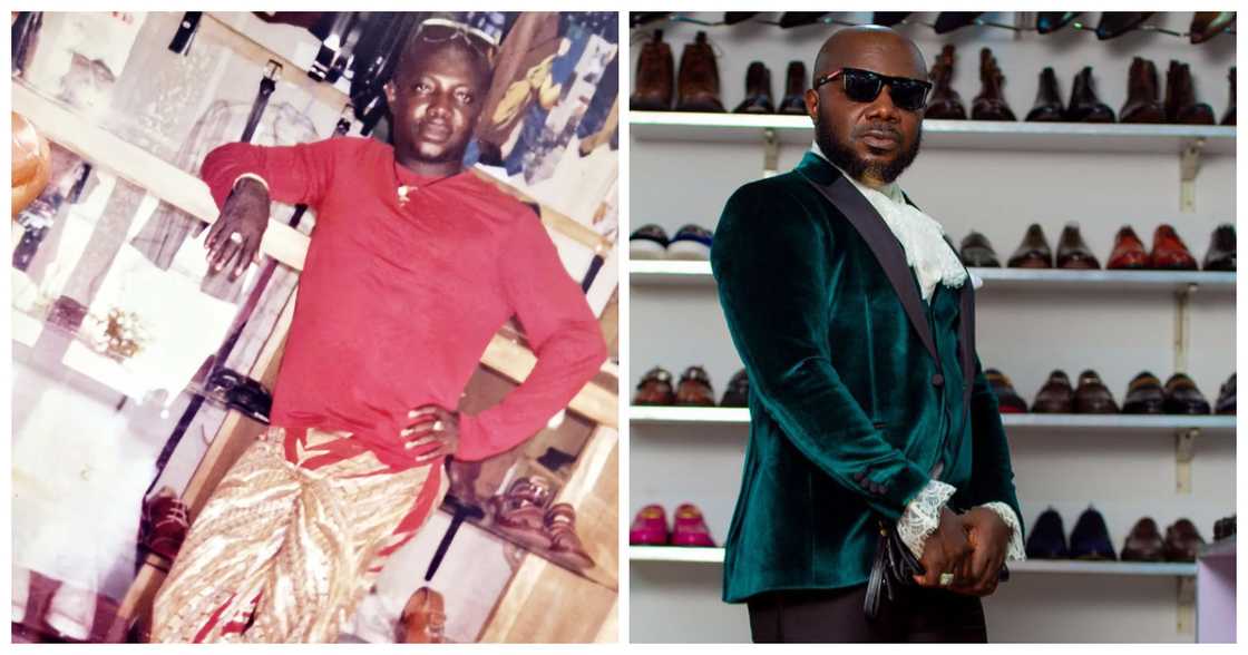 Osebo displays GH¢3k Roberto Cavalli jeans he wore in 1999 Osebo displays GH¢3k Roberto Cavalli jeans he wore in 1999