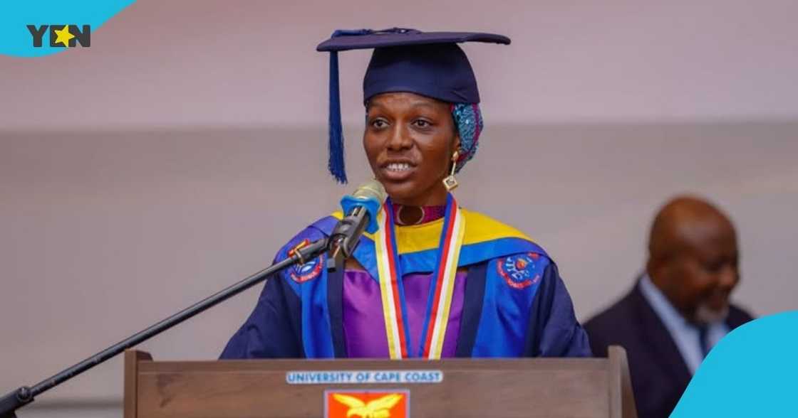 Haifaawu Damba, UCC, Ghanaian lady, overall best graduating student, valedictorian, Wa. Upper West Region