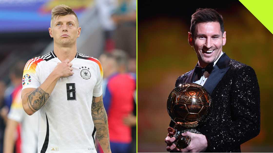 Toni Kroos Appears to Take Jab at Lionel Messi Over 2023 Ballon d'Or Win. Toni Kroos Appears to Take Jab at Lionel Messi Over 2023 Ballon d'Or Win.