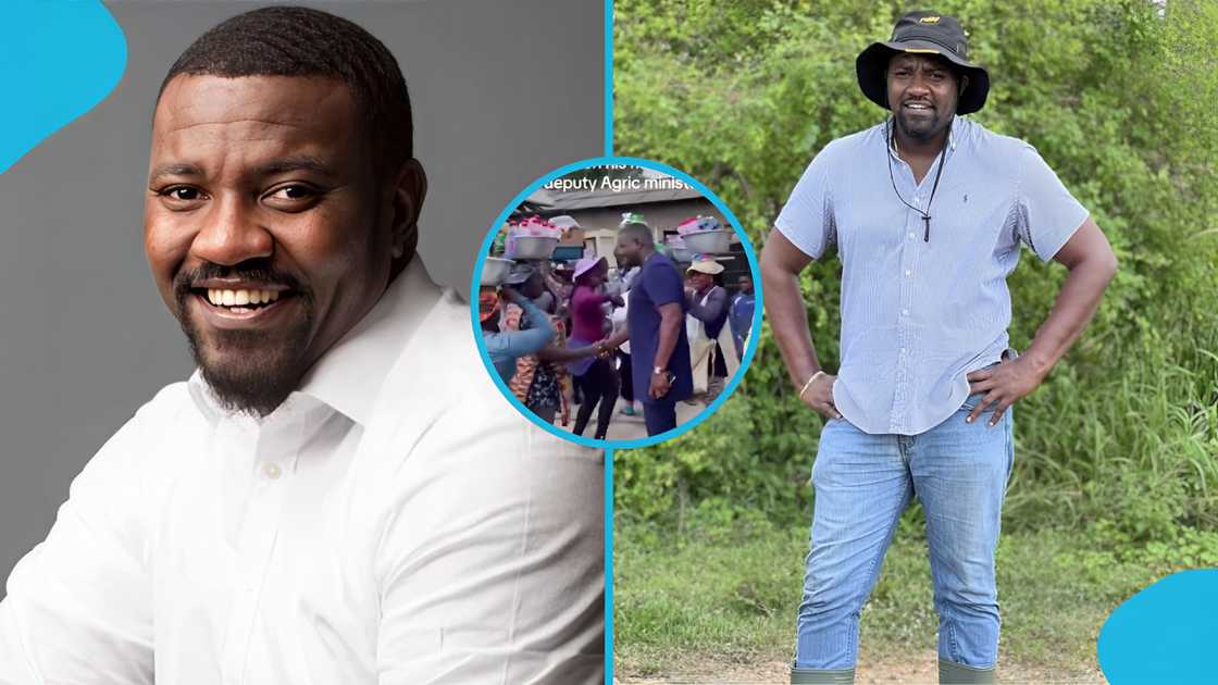 John Mahama, John Dumelo, Deputy Minister For Food And Agriculturue, Ghana, Ayawaso West Wuogon, Accra John Mahama, John Dumelo, Deputy Minister For Food And Agriculturue, Ghana, Ayawaso West Wuogon, Accra