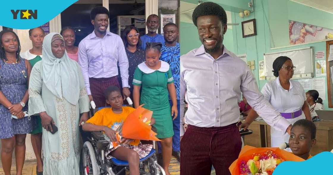 Nana Kwame Bediako helps boy with cancer Nana Kwame Bediako helps boy with cancer