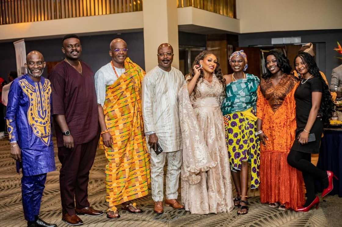 A group photograph with lovely African wear clothes by the event participating members
