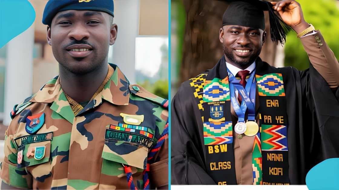 Soldier, GAF, Armed Forces, University of Ghana, Ghana, Graduate, First Class