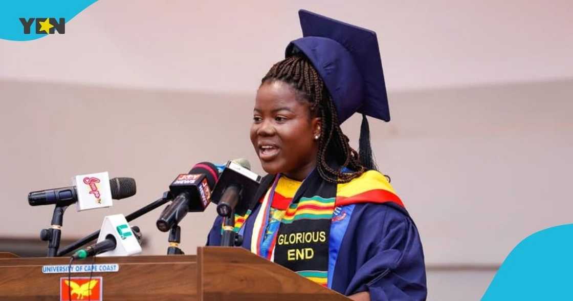 Gifty Dede Anorhia Terkper, UCC, Ghanaian lady, graduation ceremony, valedictorian.