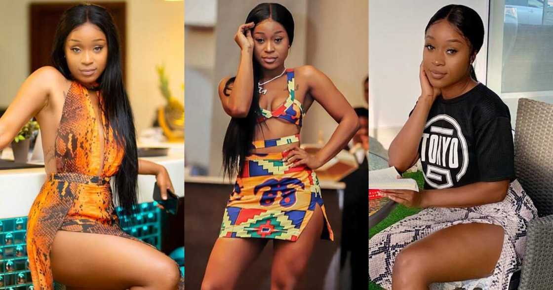 Efia Odo flaunts new tattoos at some unseen parts of her body (photos) Efia Odo flaunts new tattoos at some unseen parts of her body (photos)