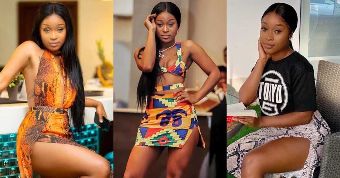 Efia Odo flaunts new tattoos at some unseen parts of her body (photos)