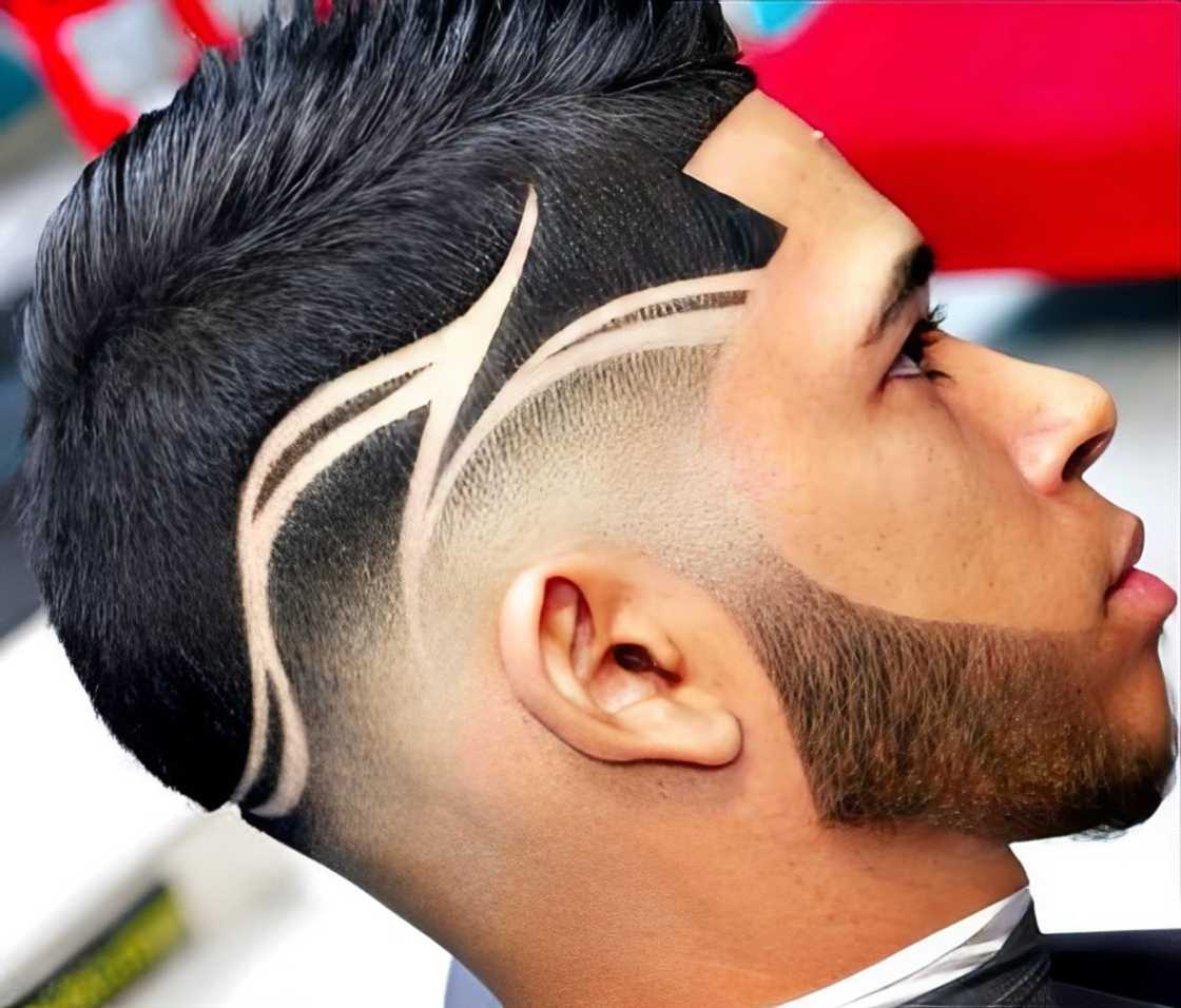 The faux hawk The faux hawk