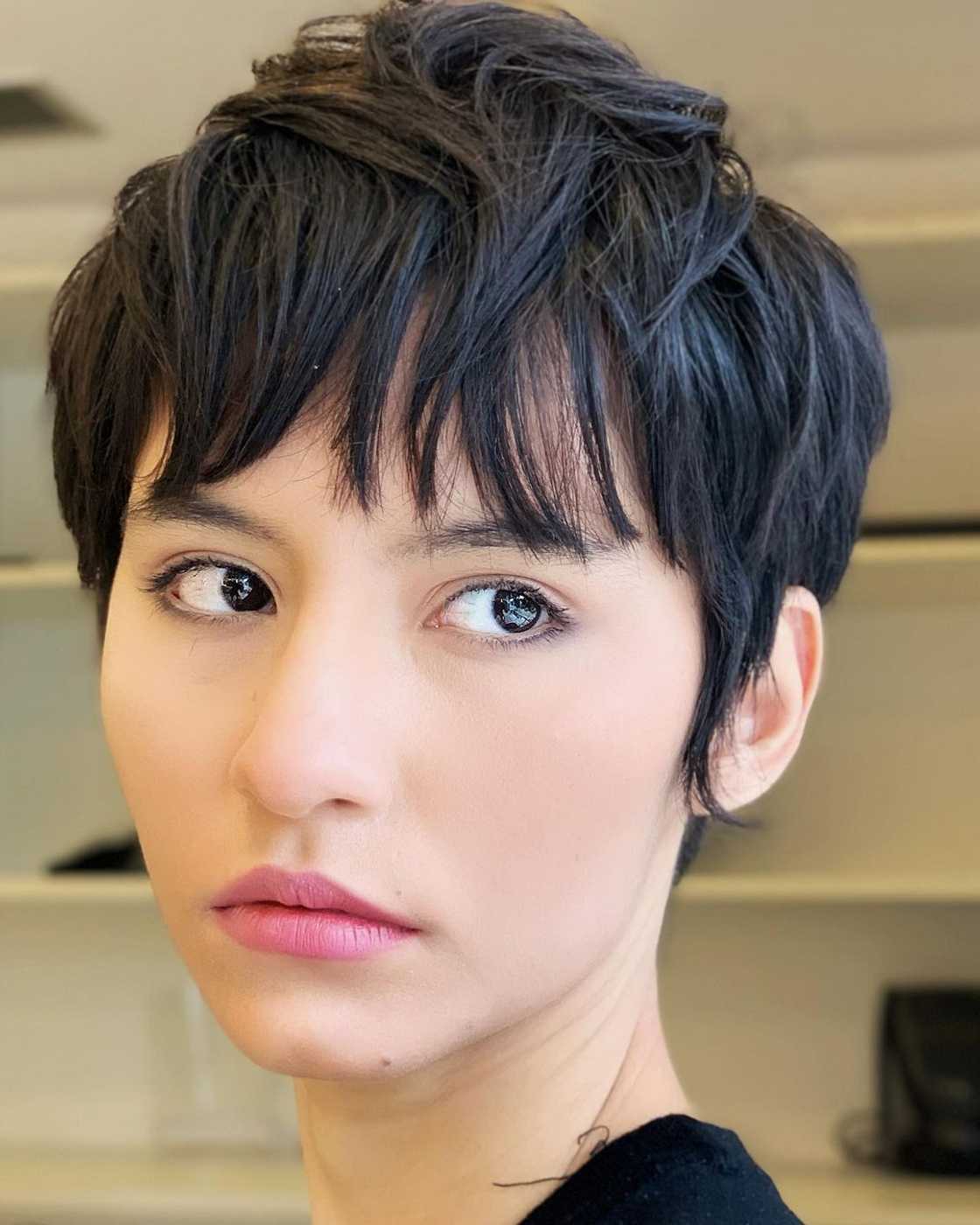 short bob with bangs short bob with bangs