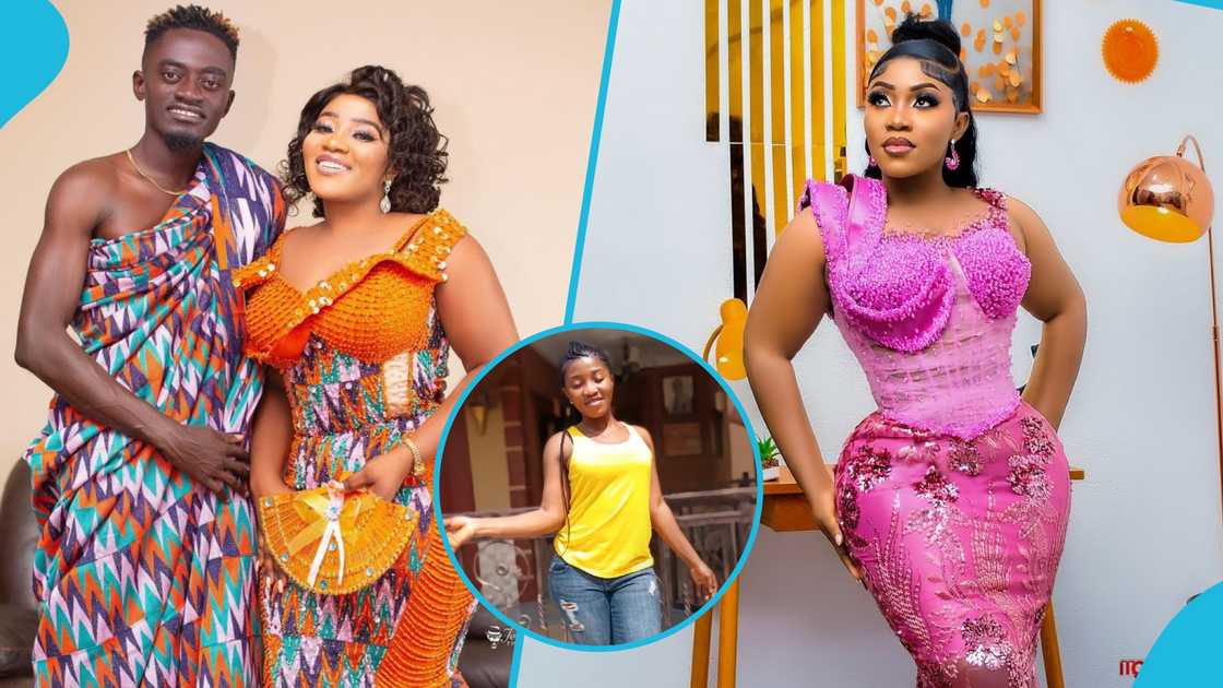 Lil Win, Lil Win's wife, Maame Serwaa, Transformation, Fashion style, Lil Win's movies Lil Win, Lil Win's wife, Maame Serwaa, Transformation, Fashion style, Lil Win's movies