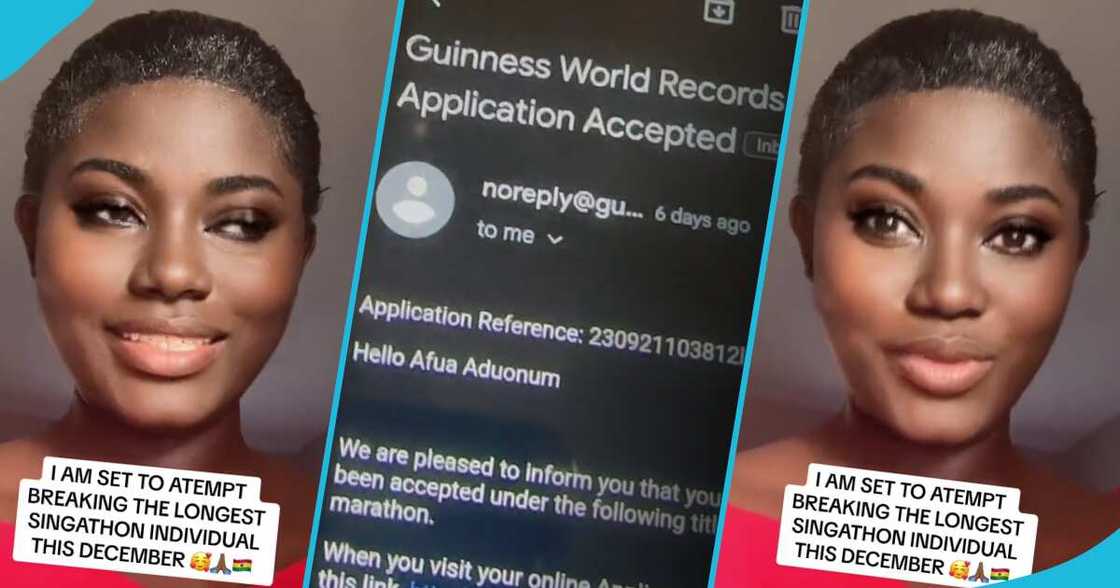 Ghanaian lady Afua Aduonum embarks on Guinness World Record Ghanaian lady Afua Aduonum embarks on Guinness World Record