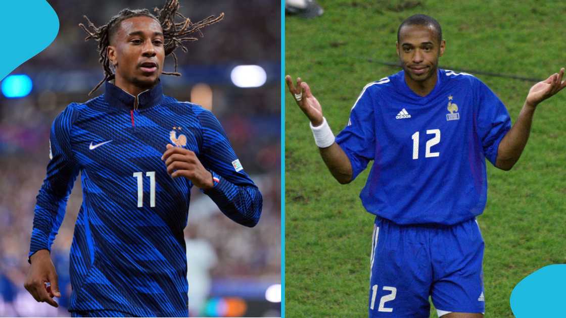 Michael Olise, Thierry Henry, Olise brace vs Belgium, Michael Olise, France vs Belgium, UEFA Nations League, Michael Olise goals, France comeback win, Thierry Henry France record, Michael Olise goals and assists, Ballon d'Or 2026 contenders.
