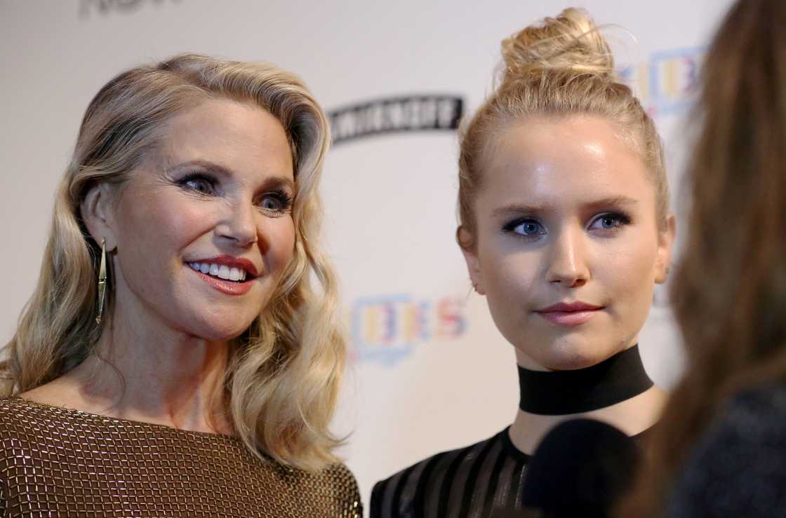 Christie and daughter Sailor on an interviewed with Sports Illustrated Swimsuit. Christie and daughter Sailor on an interviewed with Sports Illustrated Swimsuit.