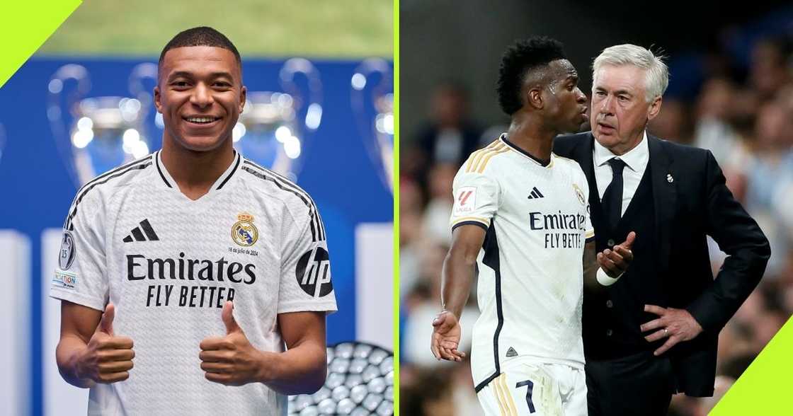 Kylian Mbappe and Vinicius Junior set to lead Real Madrid's attack. Kylian Mbappe and Vinicius Junior set to lead Real Madrid's attack.