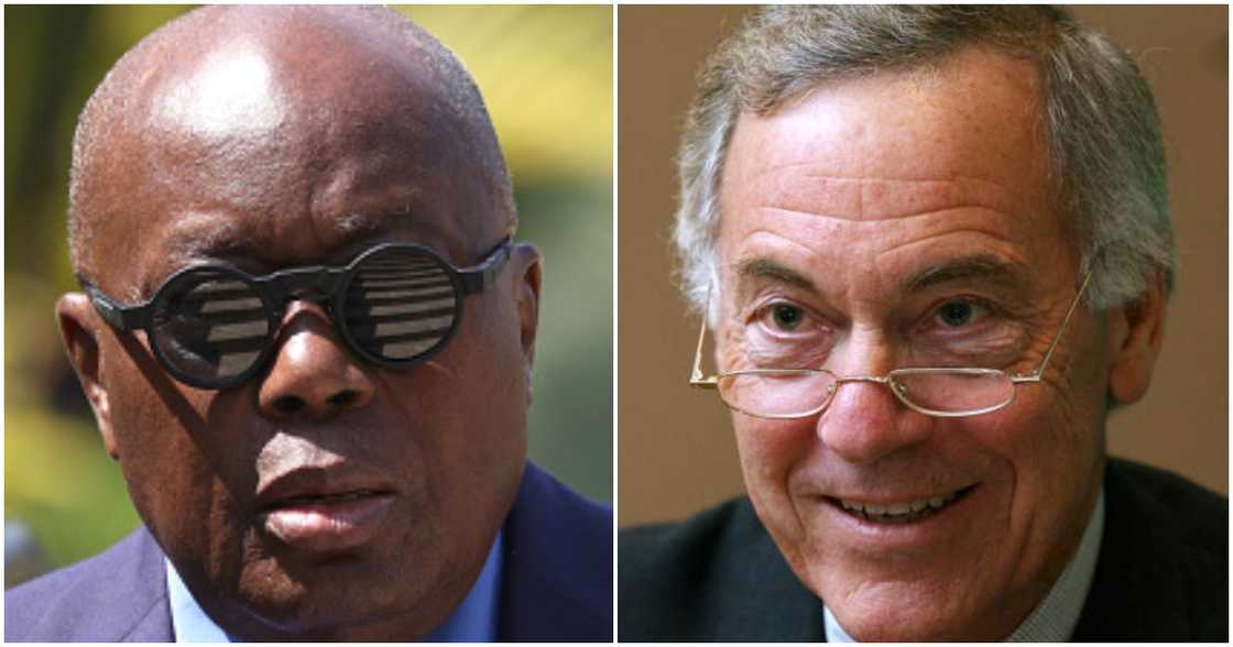 Prof Hanke has slammed Nana Akufo-Addo for mismanaging Ghana's economy Prof Hanke has slammed Nana Akufo-Addo for mismanaging Ghana's economy