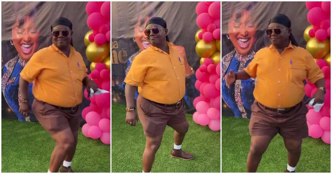 Papa Shamoo dancing in a school uniform at Onua TV Papa Shamoo dancing in a school uniform at Onua TV