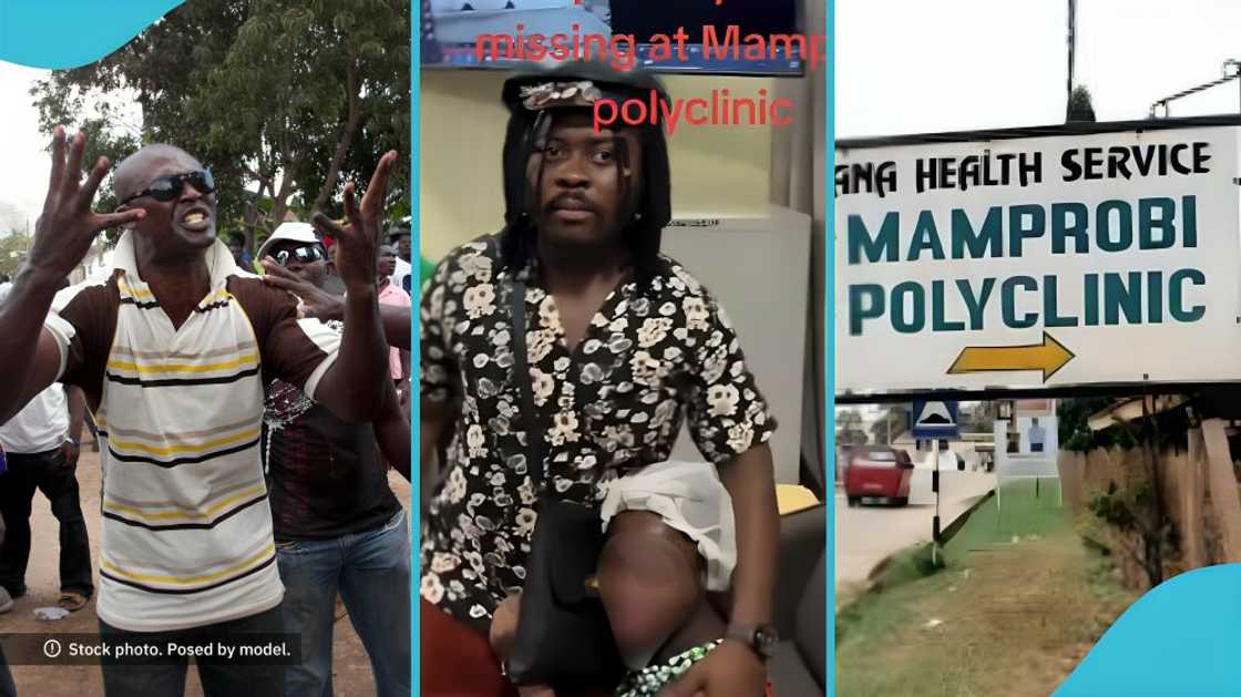 Man Goes Off on Mamprobi Polyclinic Management After Baby Was Taken by a Clone in Nurse Uniform Man Goes Off on Mamprobi Polyclinic Management After Baby Was Taken by a Clone in Nurse Uniform