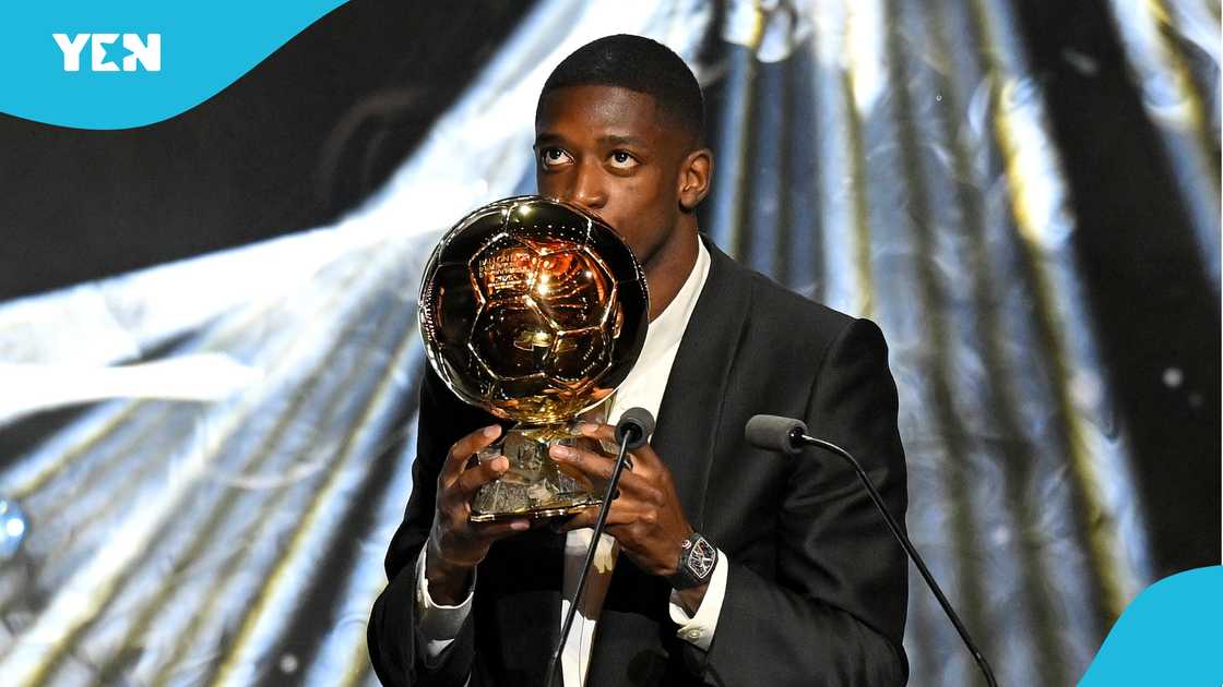 Ousmane Dembele, Dembele scores against Leverkusen, Dembele plays 100th PSG game, Dembele scores goal post-Ballon d'Or, PSG thump Bayer Leverkusen, UEFA Champions League.