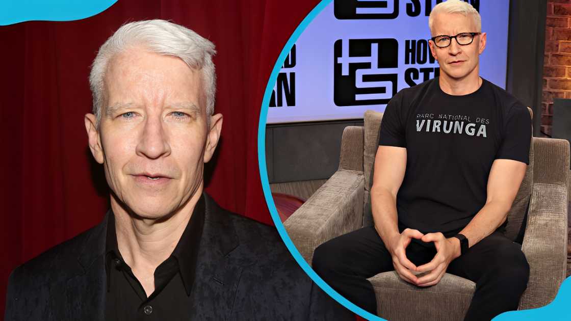 Anderson Cooper in all black outfits