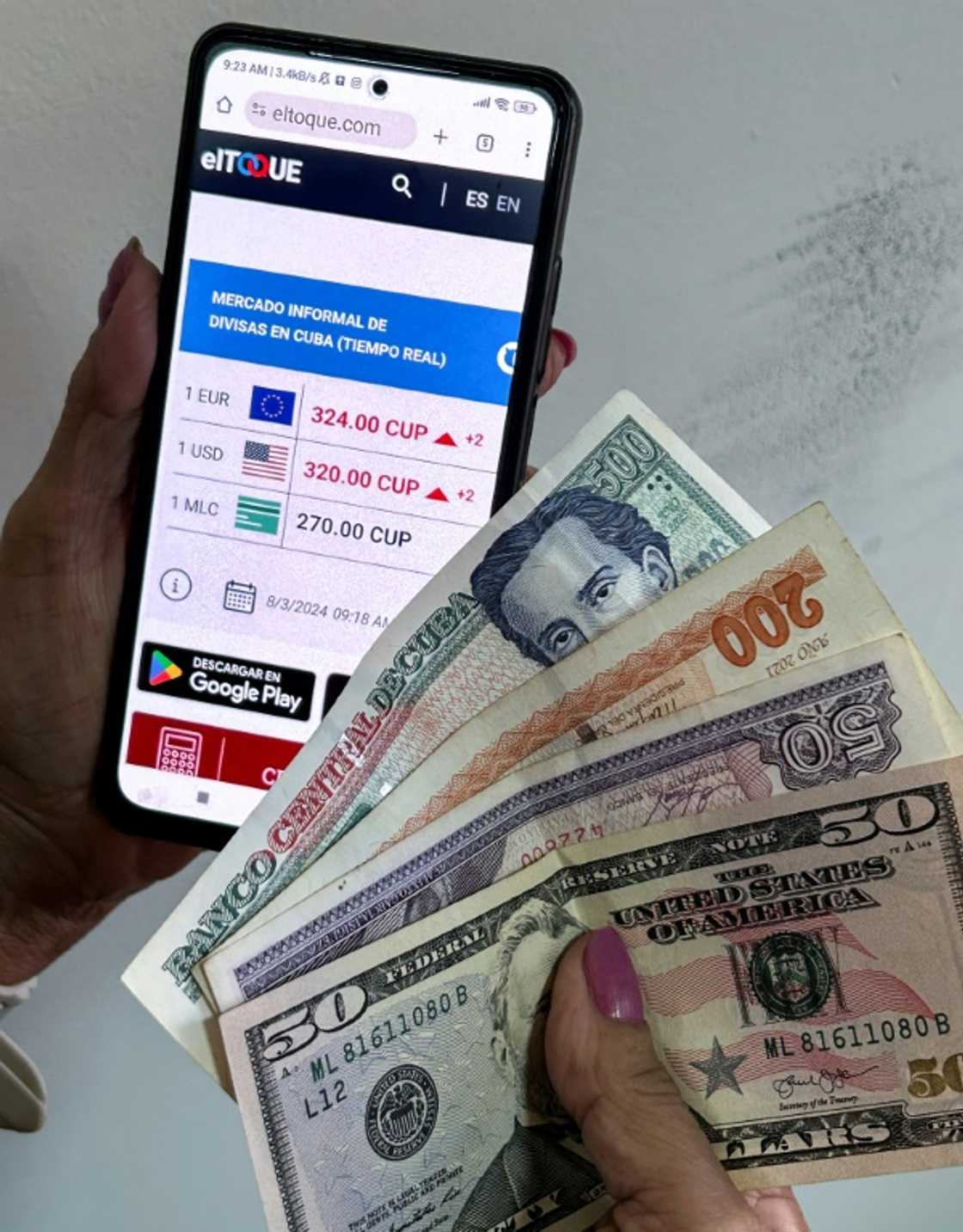When going to restaurants, buying groceries, or paying for services on the island, one can pay with the Cuban peso, the dollar, the euro, or the MLC, a virtual currency launched in 2019 by the government When going to restaurants, buying groceries, or paying for services on the island, one can pay with the Cuban peso, the dollar, the euro, or the MLC, a virtual currency launched in 2019 by the government