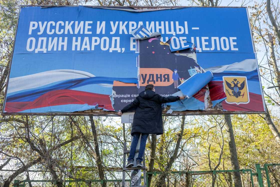 Russia intended to make Kherson into its main base for Ukraine's occupied south Russia intended to make Kherson into its main base for Ukraine's occupied south