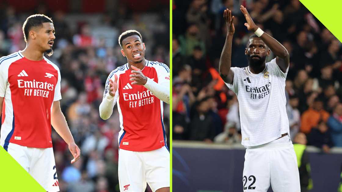 Antonio Rudiger has openly expressed his desire to play alongside William Saliba at Real Madrid. Photos by David Price and Xavier Laine. Antonio Rudiger has openly expressed his desire to play alongside William Saliba at Real Madrid. Photos by David Price and Xavier Laine.