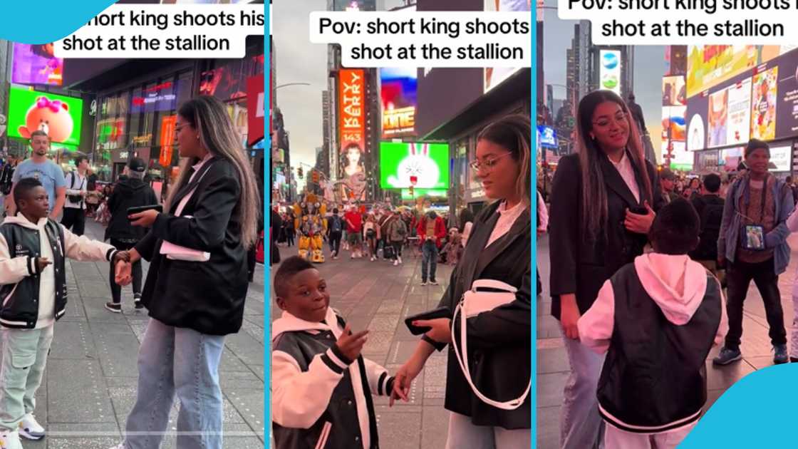 Yaw Dabo, Ghanaian actor, Times Square, New York, relationship, diminutive actors Yaw Dabo, Ghanaian actor, Times Square, New York, relationship, diminutive actors