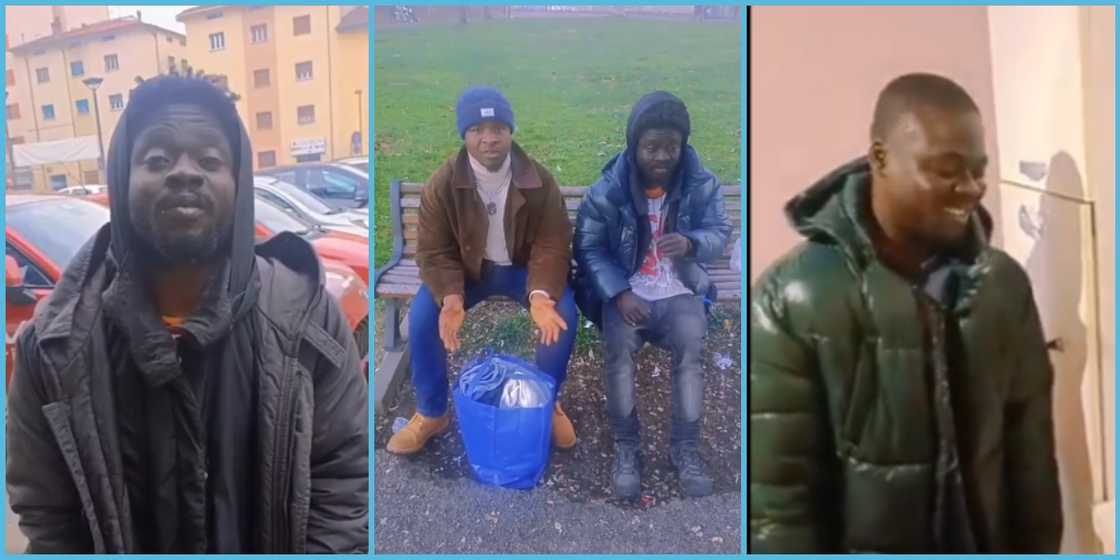 Ghanaian Man In Italy Helps His Countryman Who Is Homeless Abroad Ghanaian Man In Italy Helps His Countryman Who Is Homeless Abroad