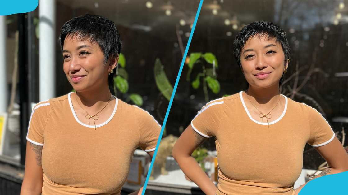 Textured pixie cut Textured pixie cut