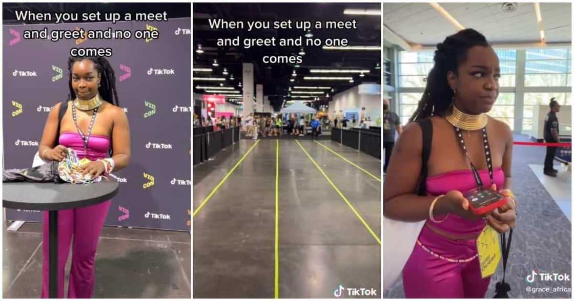 Grace Africa, Nigerian TikTok influencer with 1.3m followers, failed meet-and-greet event, no one came Grace Africa, Nigerian TikTok influencer with 1.3m followers, failed meet-and-greet event, no one came