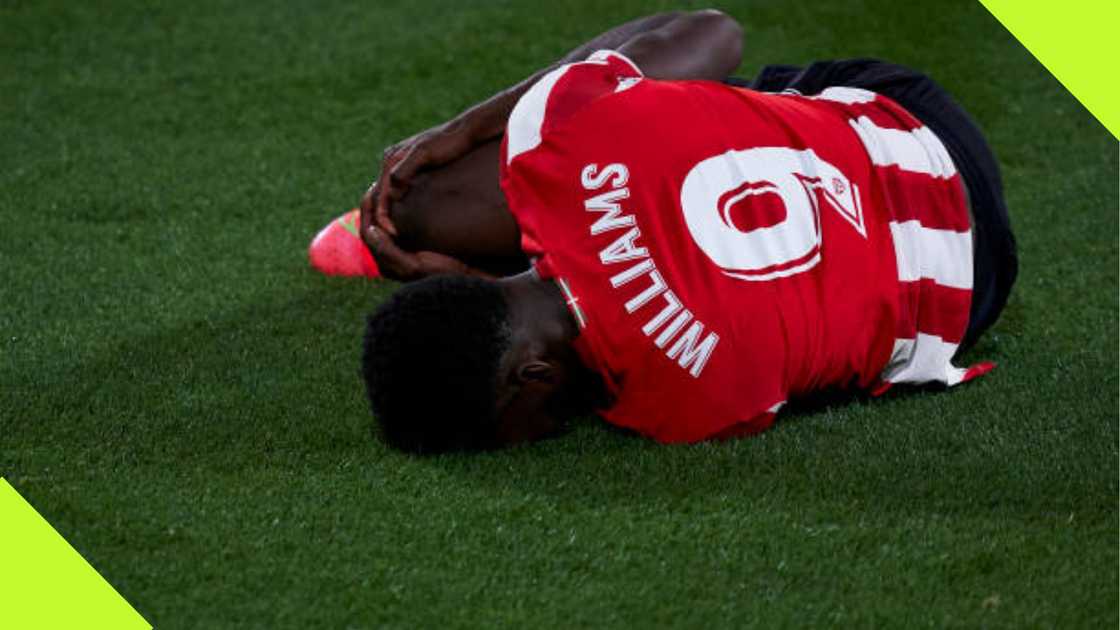 Inaki Williams suffers injury at Athletic Bilbao. Inaki Williams suffers injury at Athletic Bilbao.