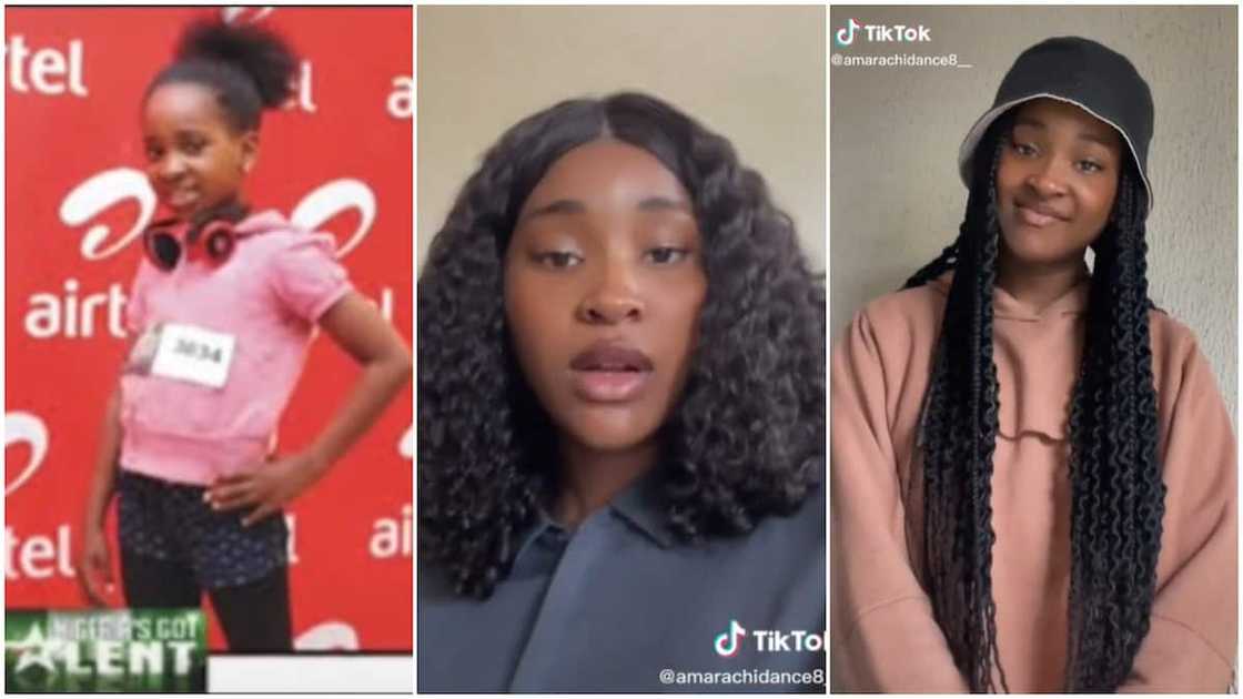 The lady said she is not so little anymore. The lady said she is not so little anymore.