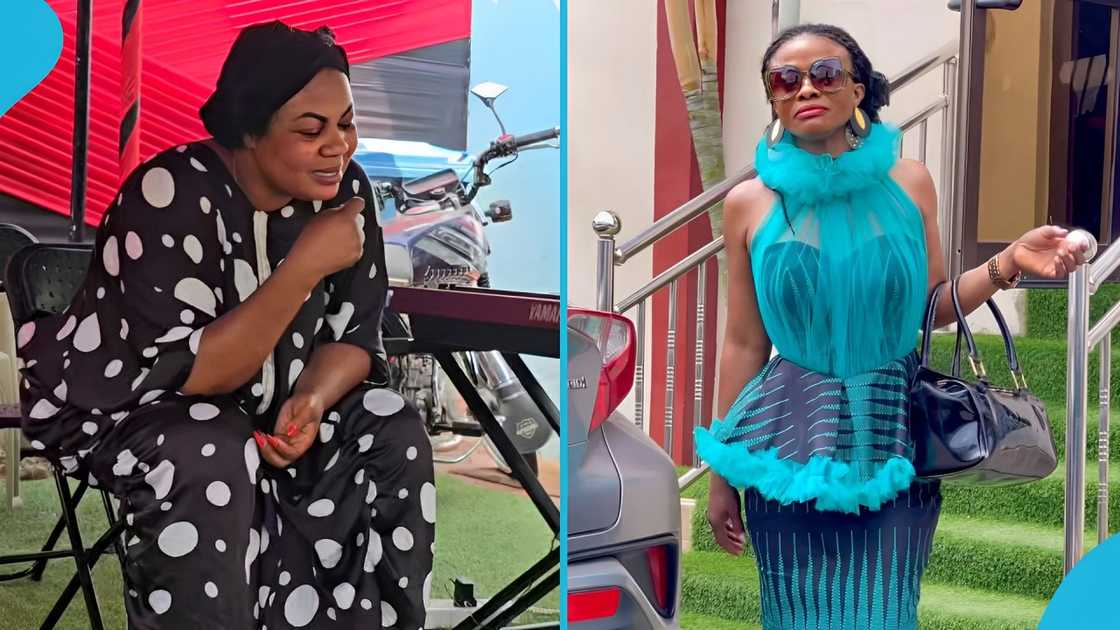 Diana Asamoah, Empress Gifty, Diana Asamoah and Empress Gifty, Ghanaian gospel musicians, NPP's Astroturf, Empress Gifty's mother's funeral Diana Asamoah, Empress Gifty, Diana Asamoah and Empress Gifty, Ghanaian gospel musicians, NPP's Astroturf, Empress Gifty's mother's funeral