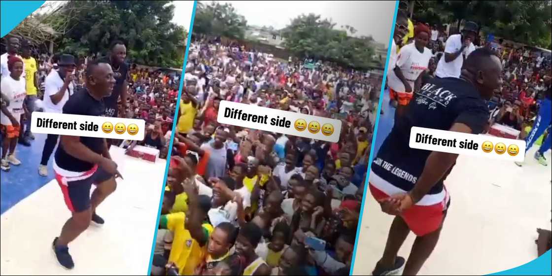 Akrobeto dances at Elubo Akrobeto dances at Elubo