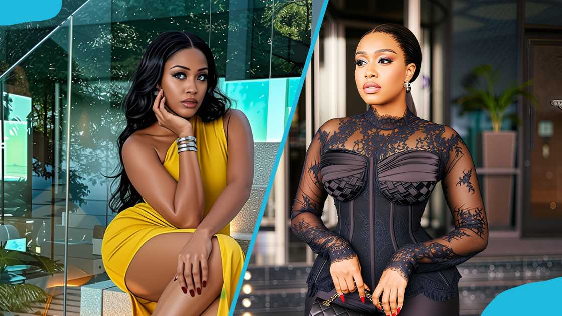 Uche Montana poses in different outfits Uche Montana poses in different outfits
