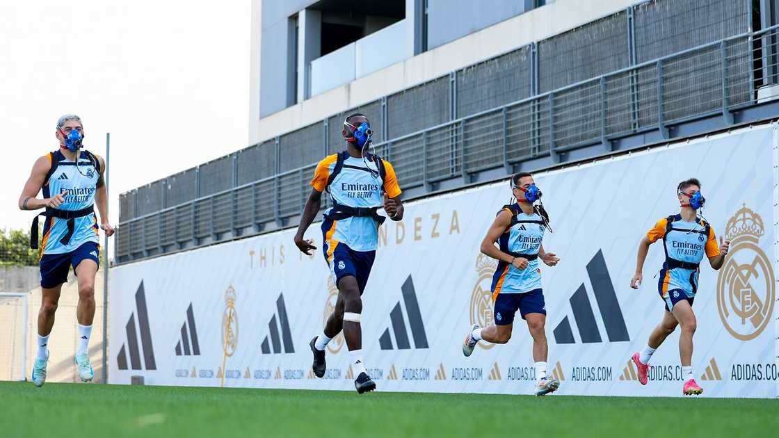 Reason Real Madrid players wear masks in training, Kylian Mbappe, Vinicius Junior. Reason Real Madrid players wear masks in training, Kylian Mbappe, Vinicius Junior.
