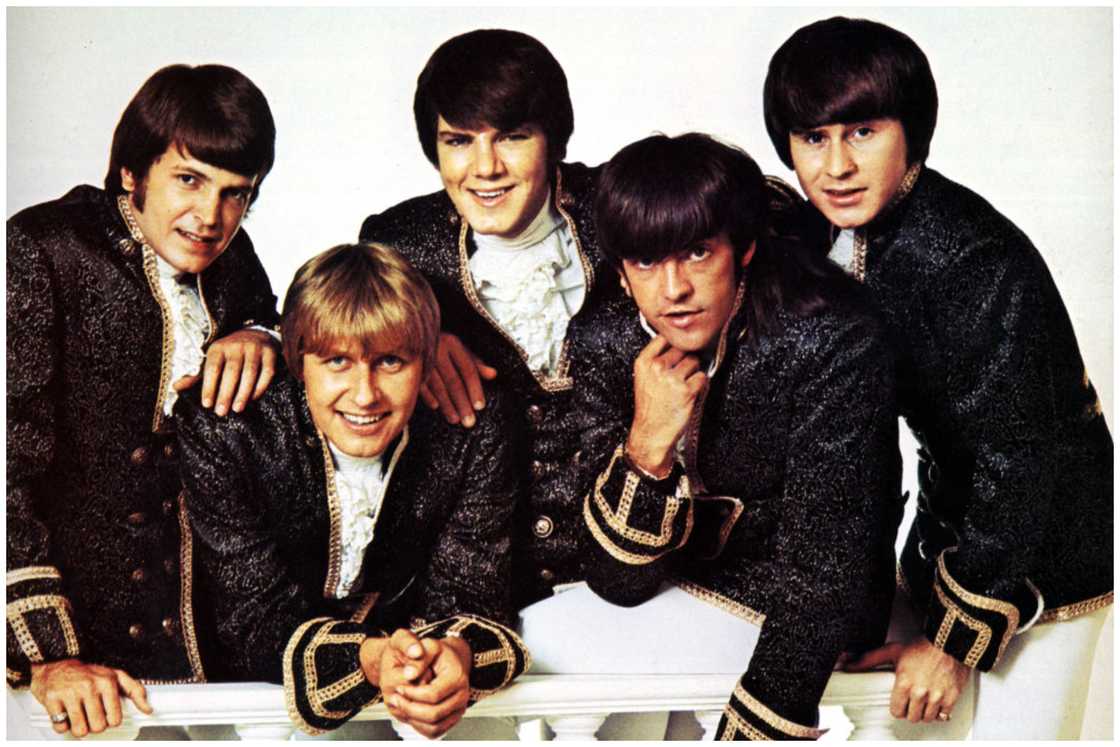 Pail Revere & the Raiders posing for a photo Pail Revere & the Raiders posing for a photo