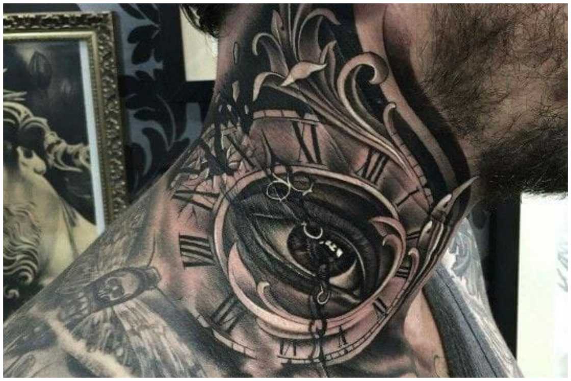 Neck tattoos for men Neck tattoos for men