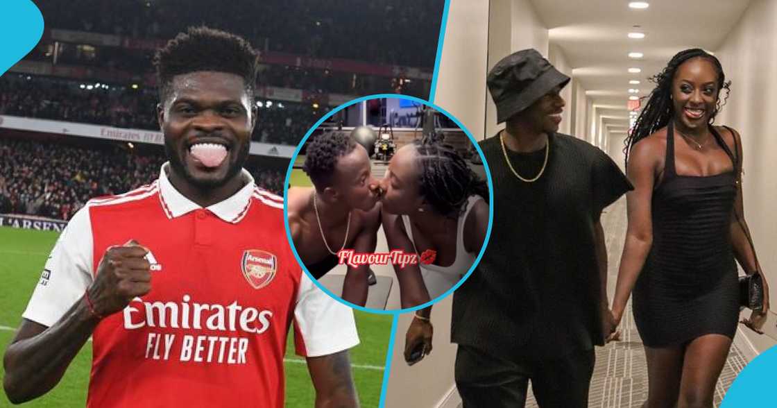 Thomas Partey's ex-girlfriend Gifty Boakye and her new lover Yaw Yeboah Thomas Partey's ex-girlfriend Gifty Boakye and her new lover Yaw Yeboah