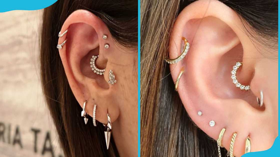 People with forward helix earing People with forward helix earing