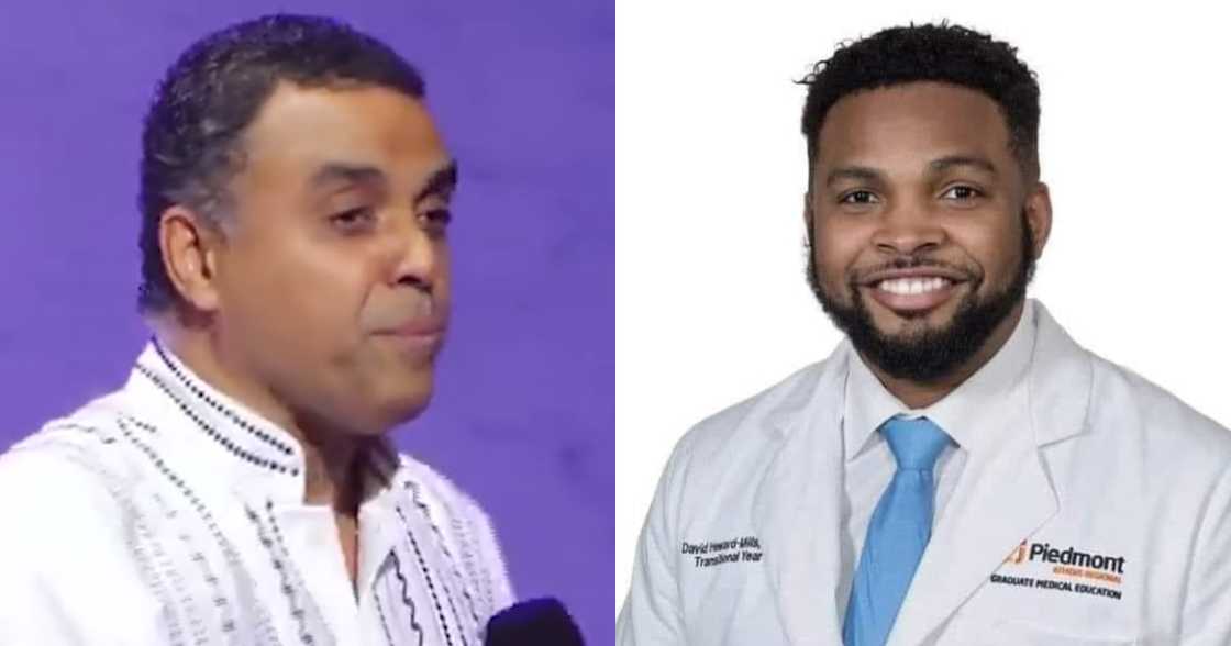 Dag Heward-Mills and his late son Dr David Heward-Mills Dag Heward-Mills and his late son Dr David Heward-Mills