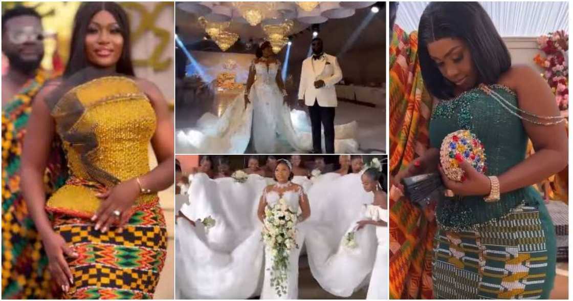 Bride whose guest stole show at her engagement 'redeems' herself with gown at wedding Bride whose guest stole show at her engagement 'redeems' herself with gown at wedding