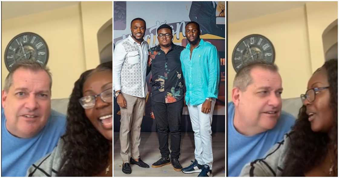 Photo of Ghanaian woman, her husband, and the sons of Osei Kwame Despite Photo of Ghanaian woman, her husband, and the sons of Osei Kwame Despite