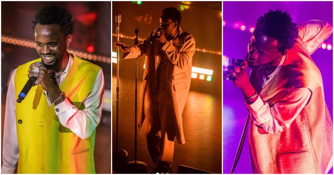 Five videos from Black Sherif's concert. Five videos from Black Sherif's concert.