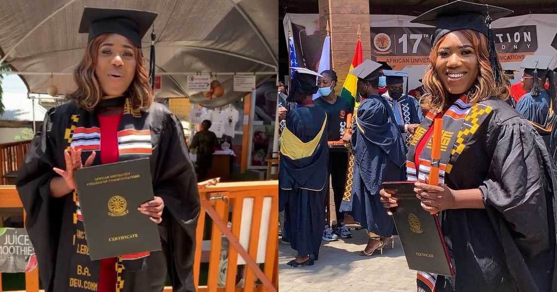 Victoria Lebene graduates from AUCC