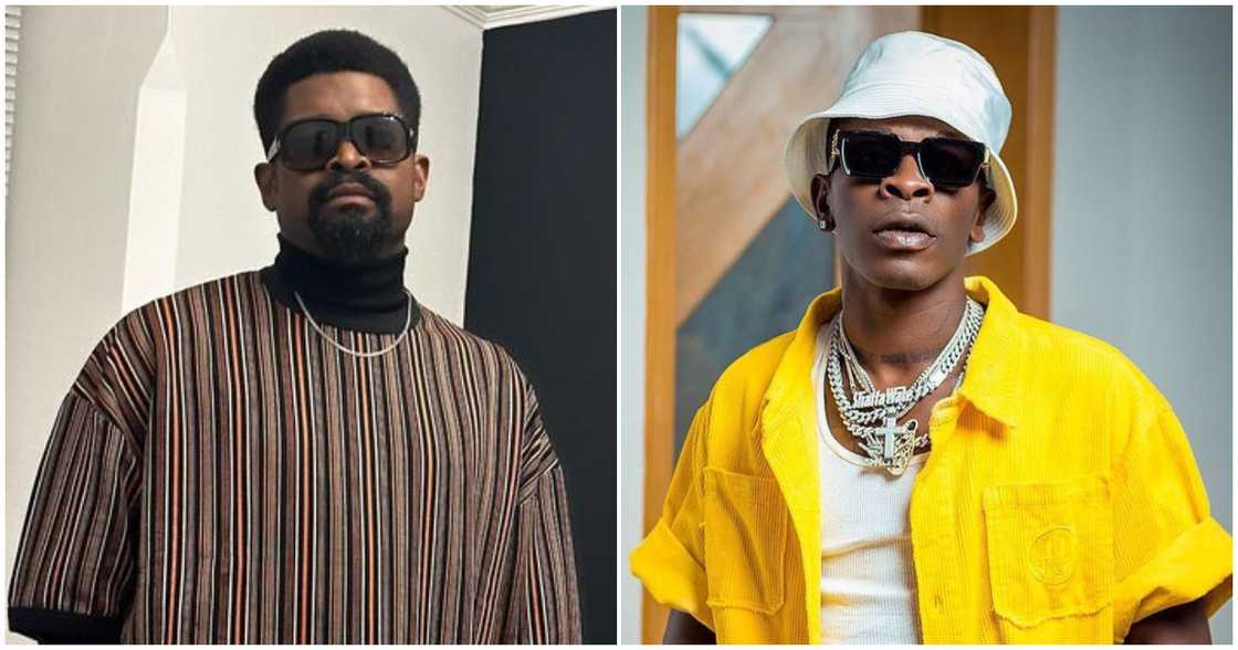 Basketmouth and Shatta Wale in photos Basketmouth and Shatta Wale in photos