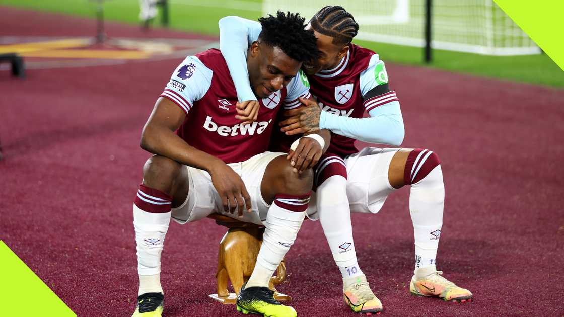 Mohammed Kudus' unique style of celebrating his goals has made him a favourite at the London Stadium and Premier League followers. Mohammed Kudus' unique style of celebrating his goals has made him a favourite at the London Stadium and Premier League followers.