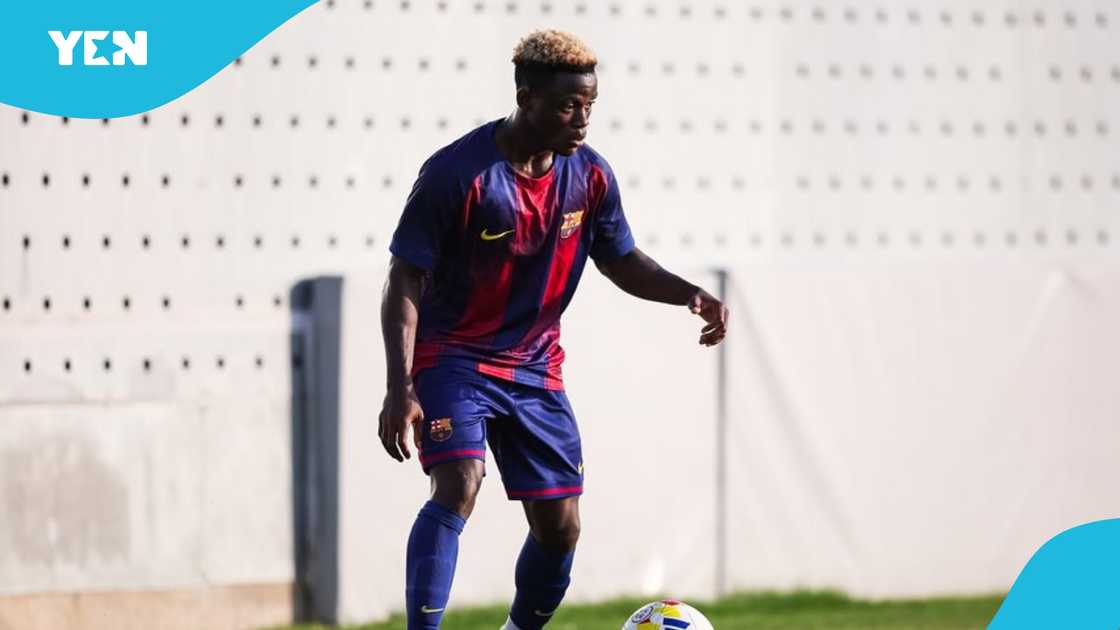 Abdul Aziz Issah Scores Sublime Goal in Barcelona B’s Emphatic Win Over Andratx