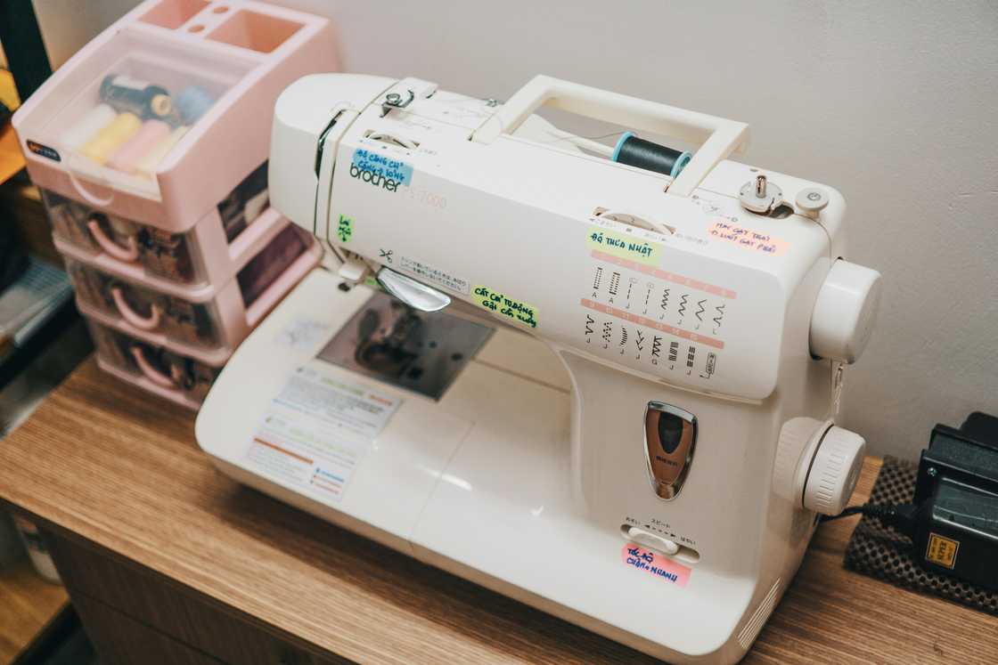A sewing machine A sewing machine