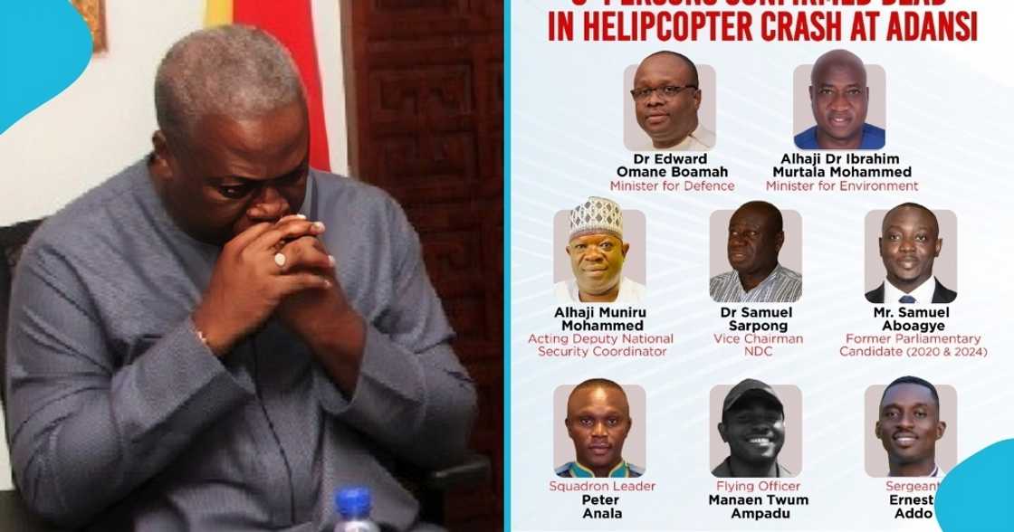 ghanaian government, eight helicopter victims, helicopter crash, ghana, mahama, names of gaf helicopter crash, gaf crash